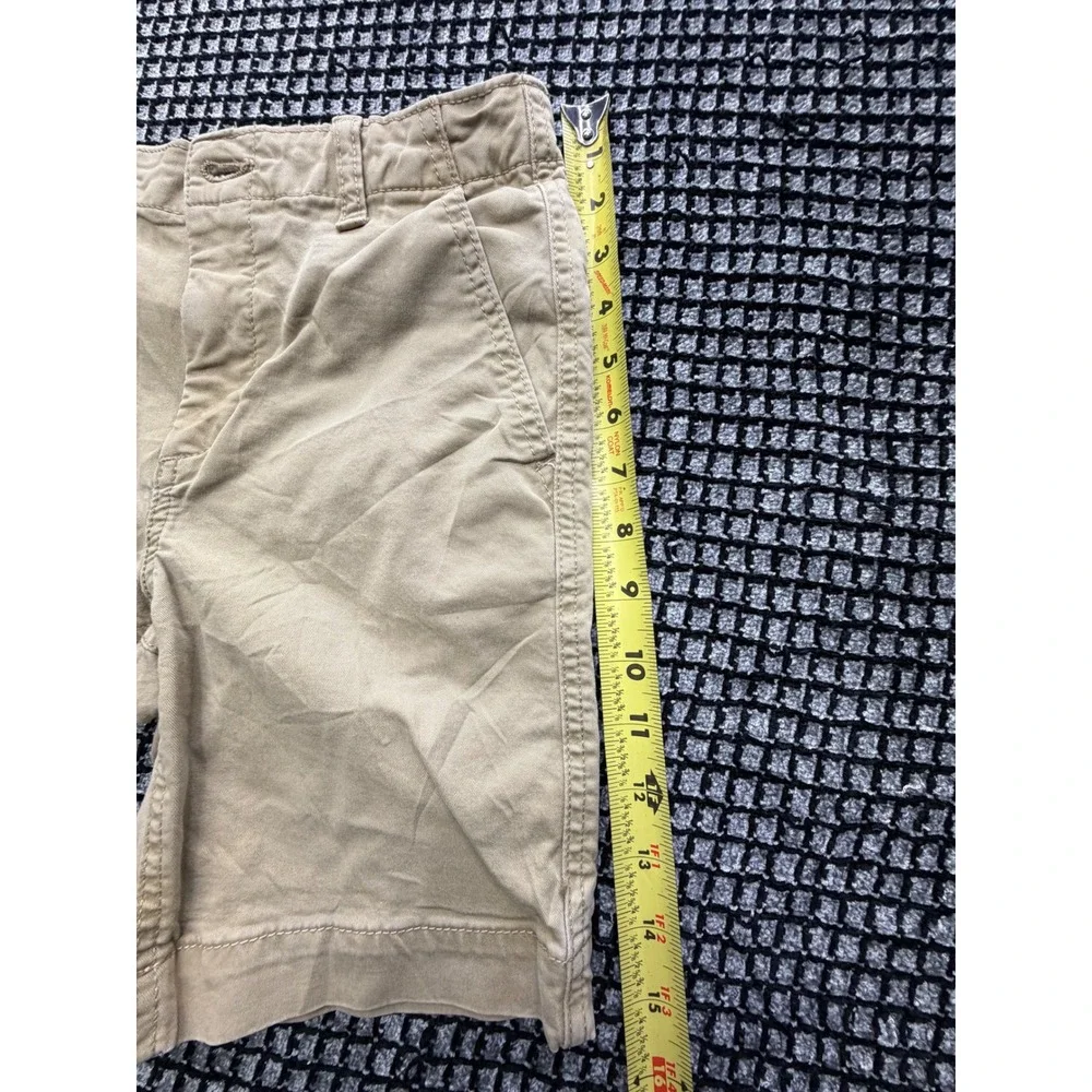 Gap Chino Shorts Kids 12 Tan Khaki Cotton Twill Casual Classic